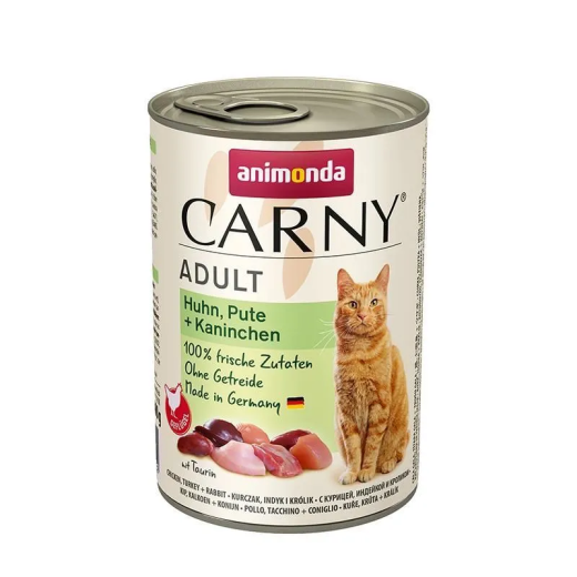 Animonda Carny Huhn, Pute + Kaninchen 400g