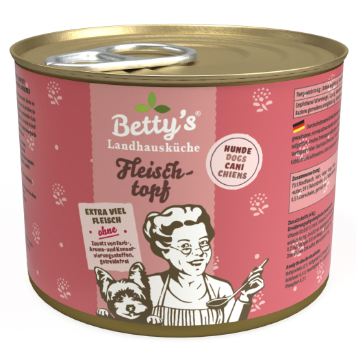 Betty‘s Landhausküche Hund – Fleischtopf 200 g