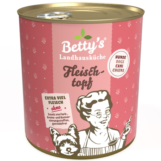 Betty‘s Landhausküche Hund – Fleischtopf 800 g