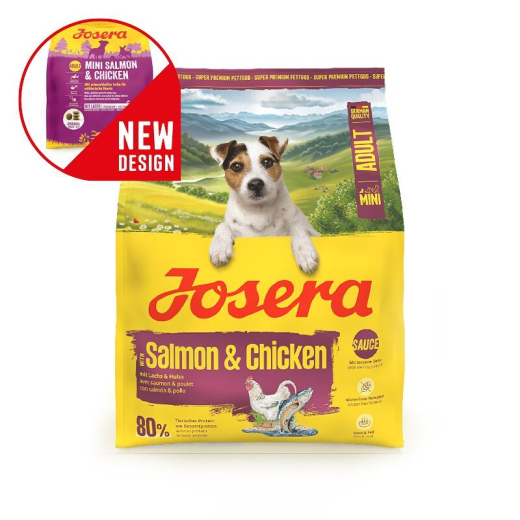 Josera Mini Adult Salmon & Chicken 3 kgAlleinfuttermittel für kleine ausgewachsene Hunde