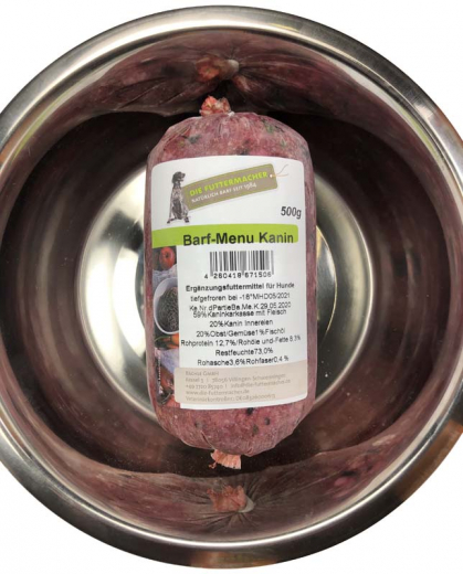BARF Menu Kaninchen 500 g