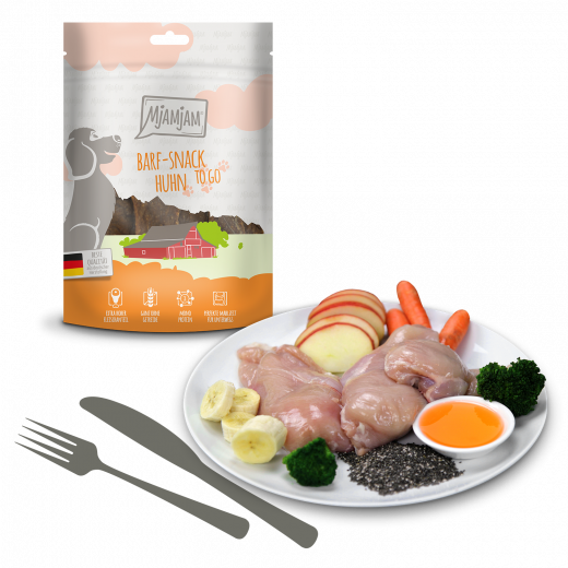 Mjamjam Barf-Snack Huhn to Go 125 g