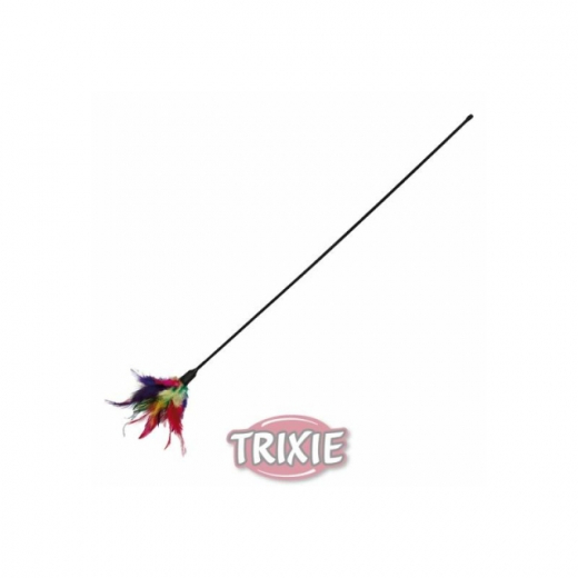Trixie Spielstab mit Federn 50cm