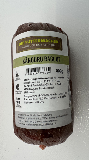 Känguru Ragout gewolf 500g