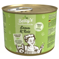 Betty‘s Landhausküche Hund – Lamm & Reis 200 g